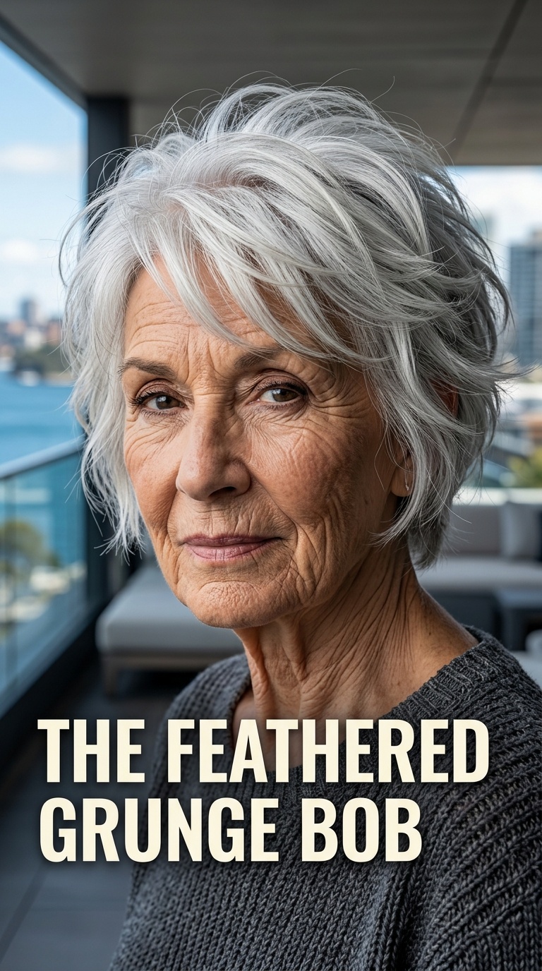 The Feathered Grunge Bob