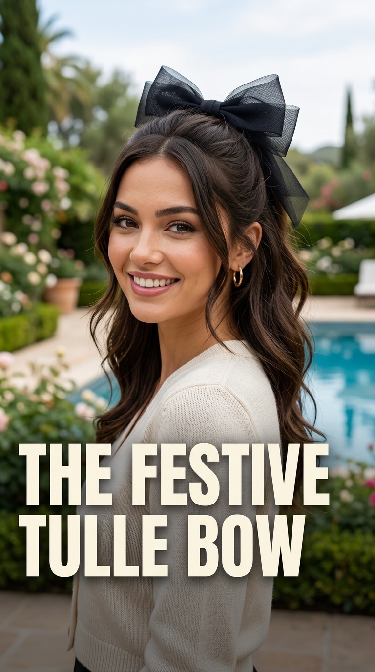 The Festive Tulle Bow