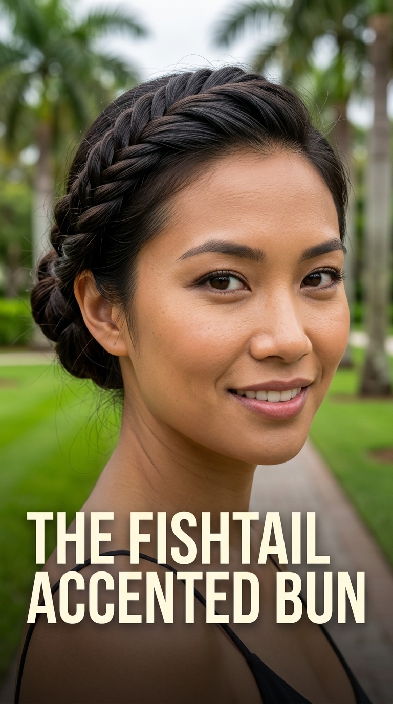 The Fishtail Accented Bun