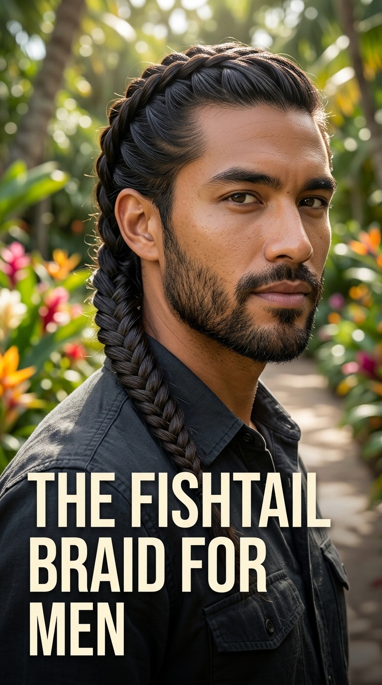 The Fishtail Braid for Men