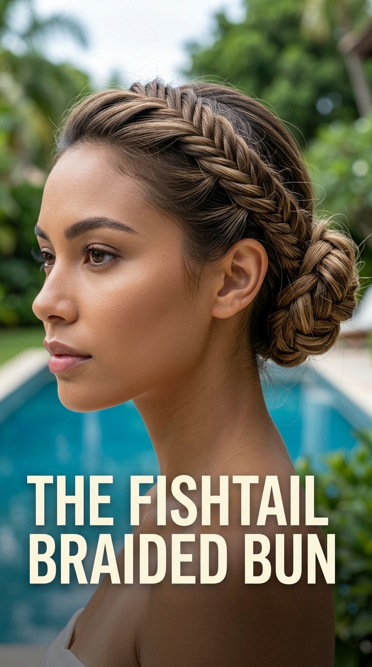 The Fishtail Braided Bun