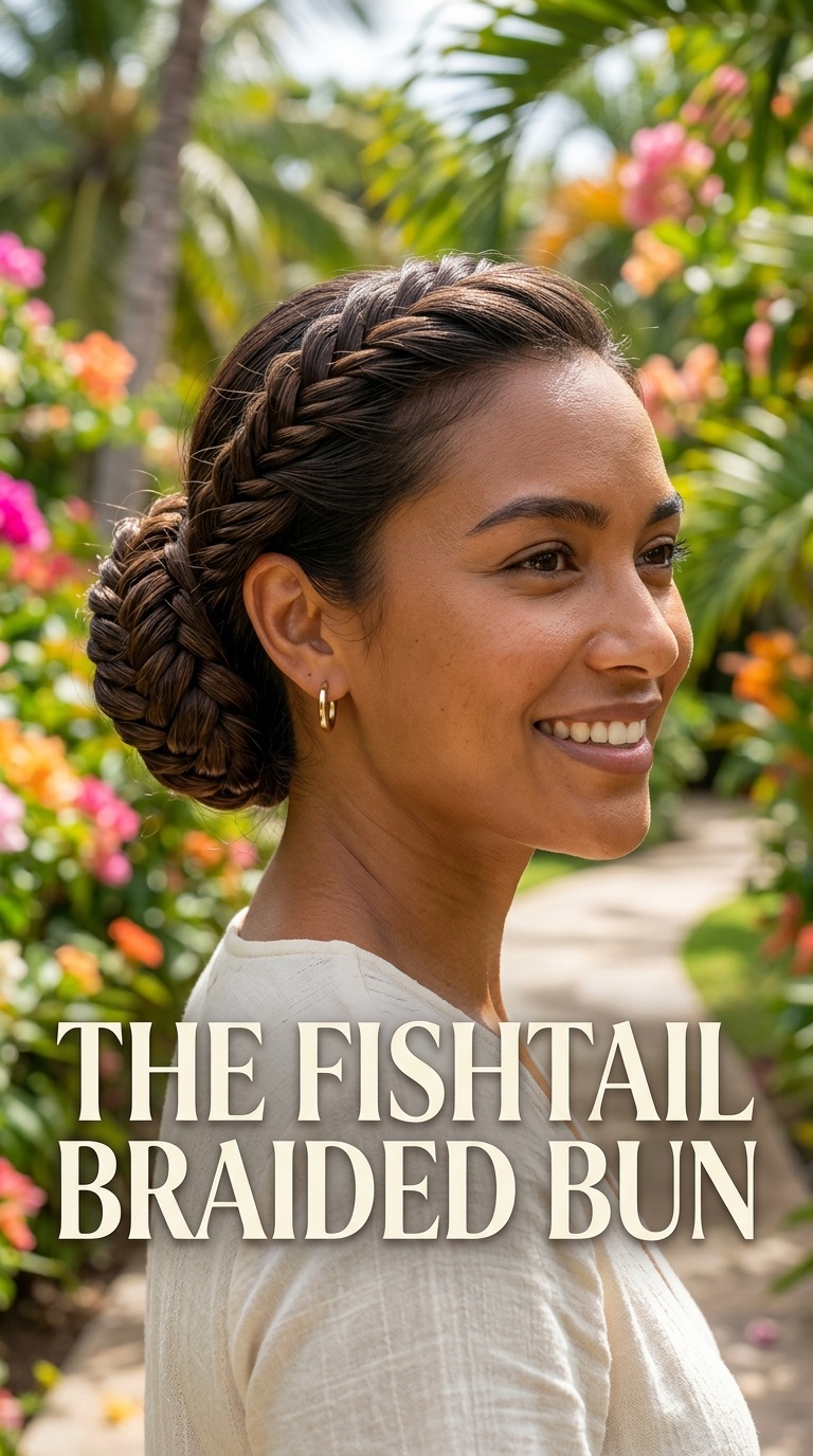 The Fishtail Braided Bun