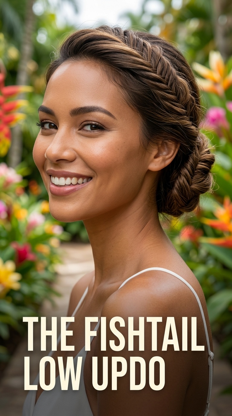The Fishtail Low Updo