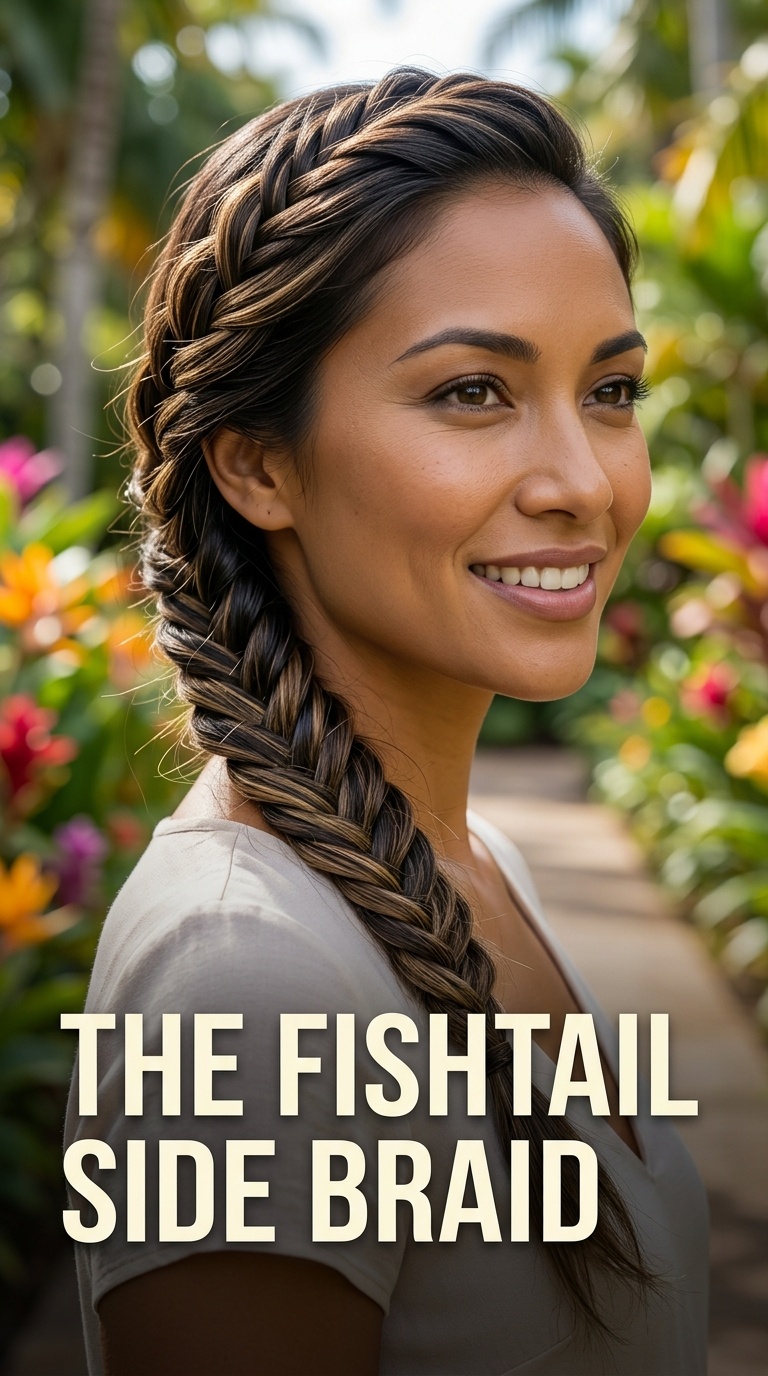 The Fishtail Side Braid