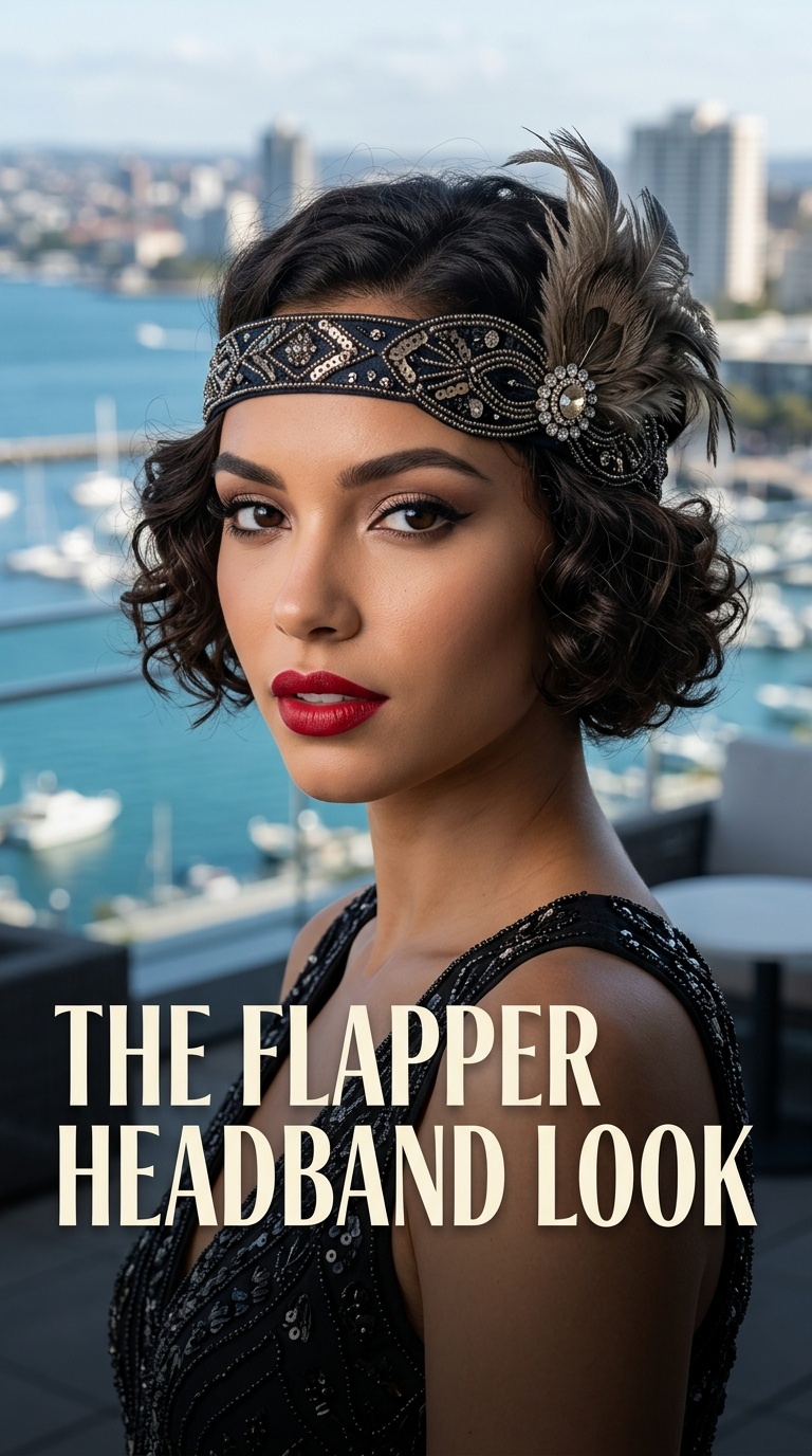 The Flapper Headband Look