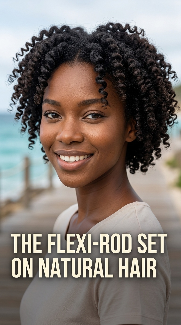 The Flexi-Rod Set on Natural Hair