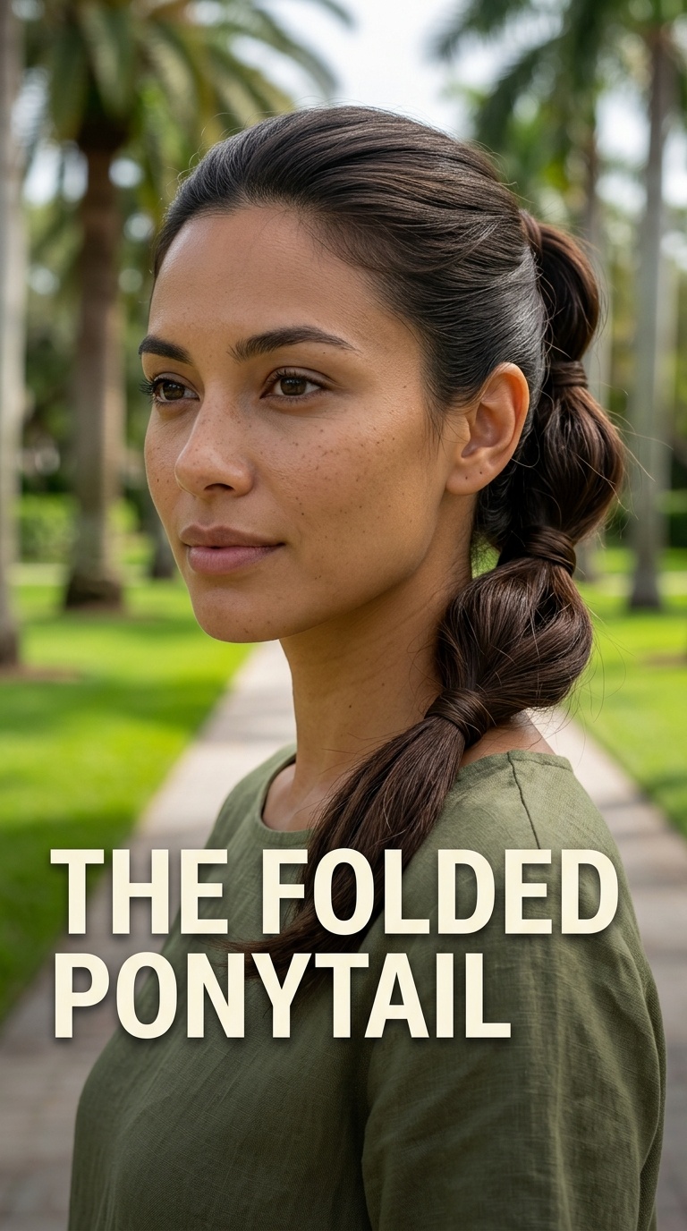 The Folded Ponytail