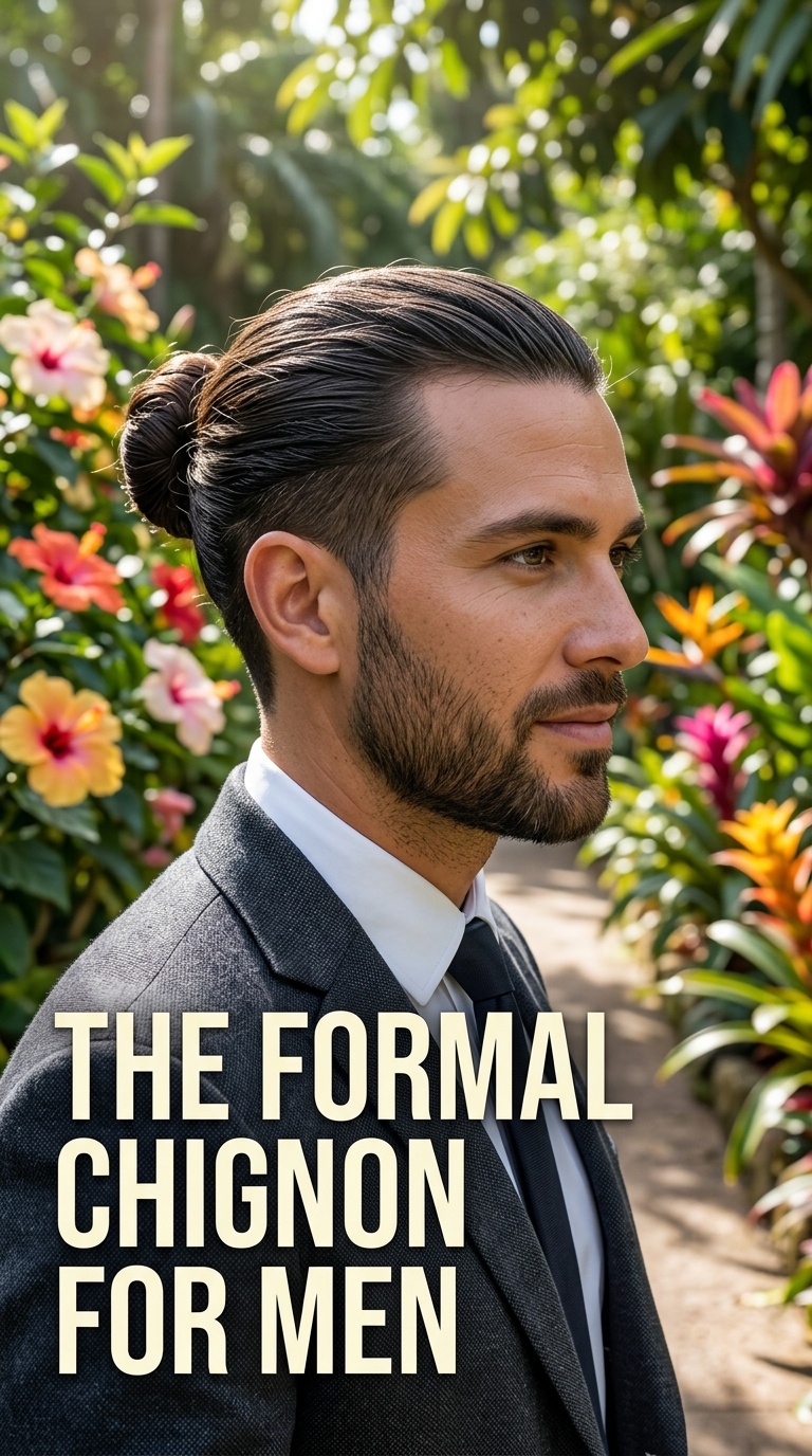 The Formal Chignon for Men