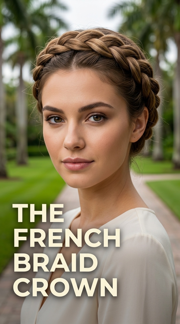The French Braid Crown