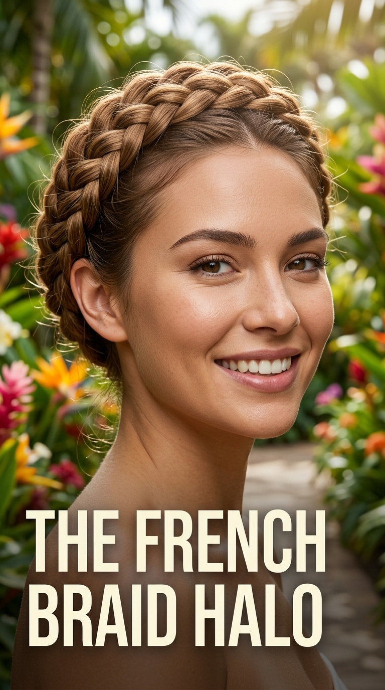 The French Braid Halo
