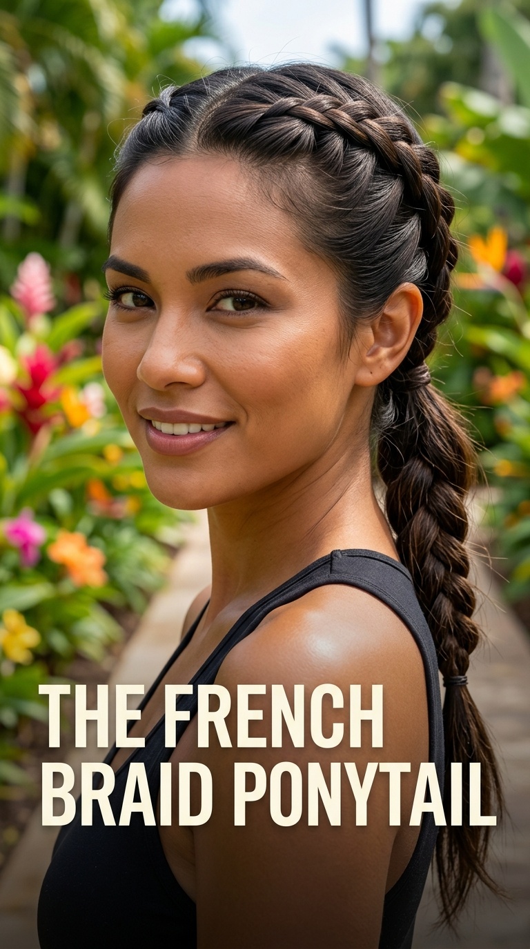 The French Braid Ponytail