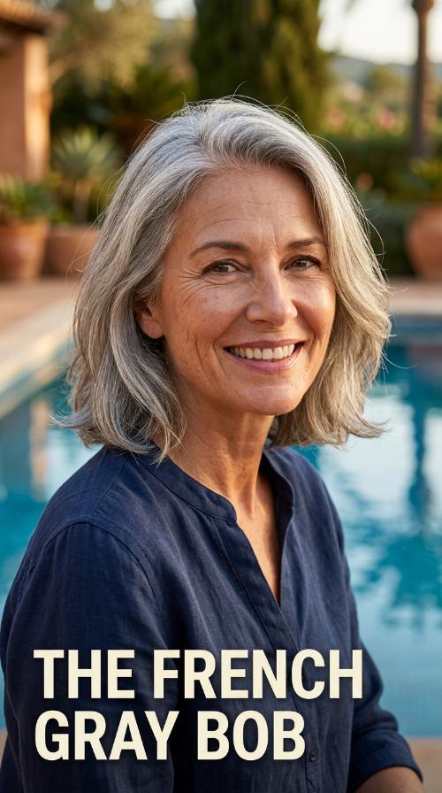 The French Gray Bob