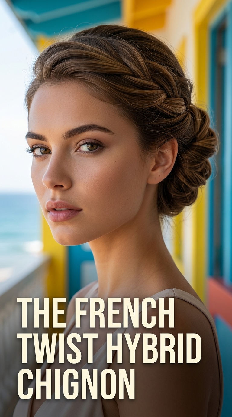 The French Twist Hybrid Chignon