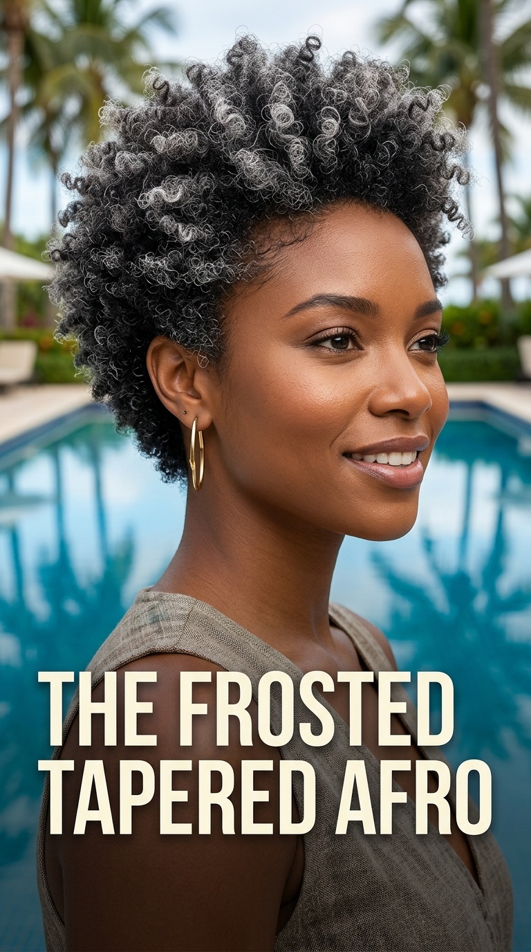 The Frosted Tapered Afro