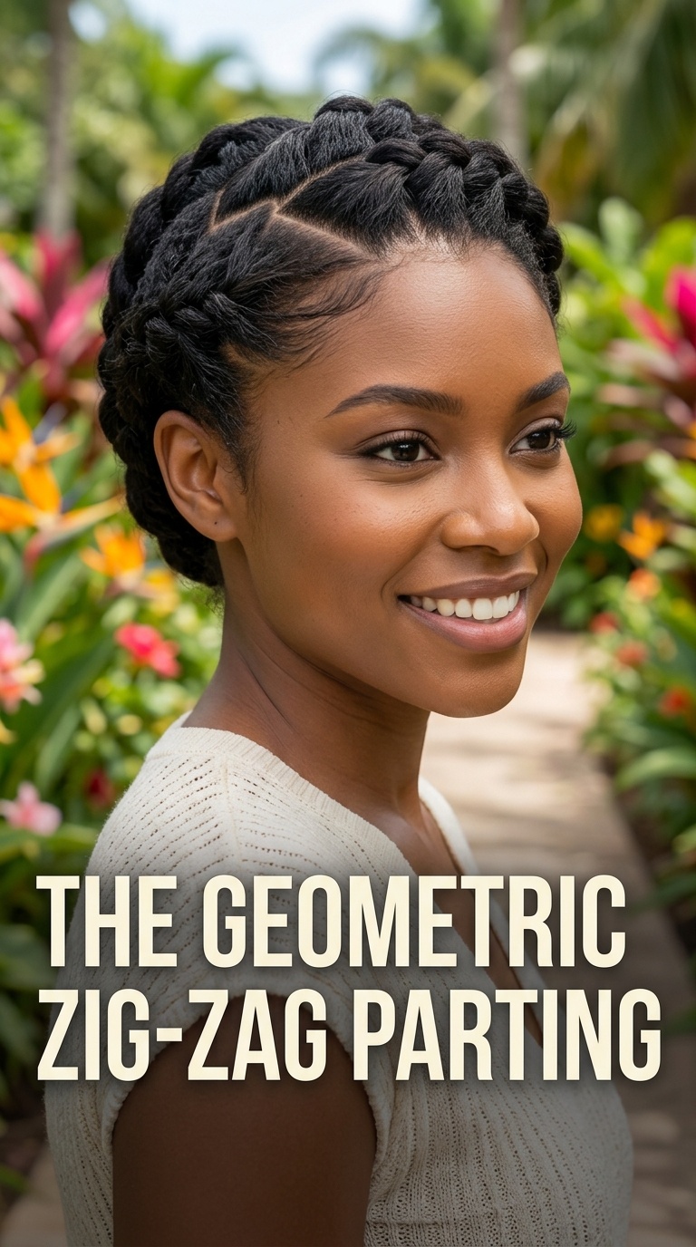 The Geometric Zig-Zag Parting