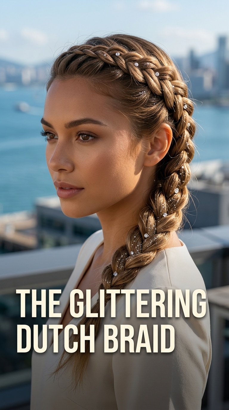 The Glittering Dutch Braid