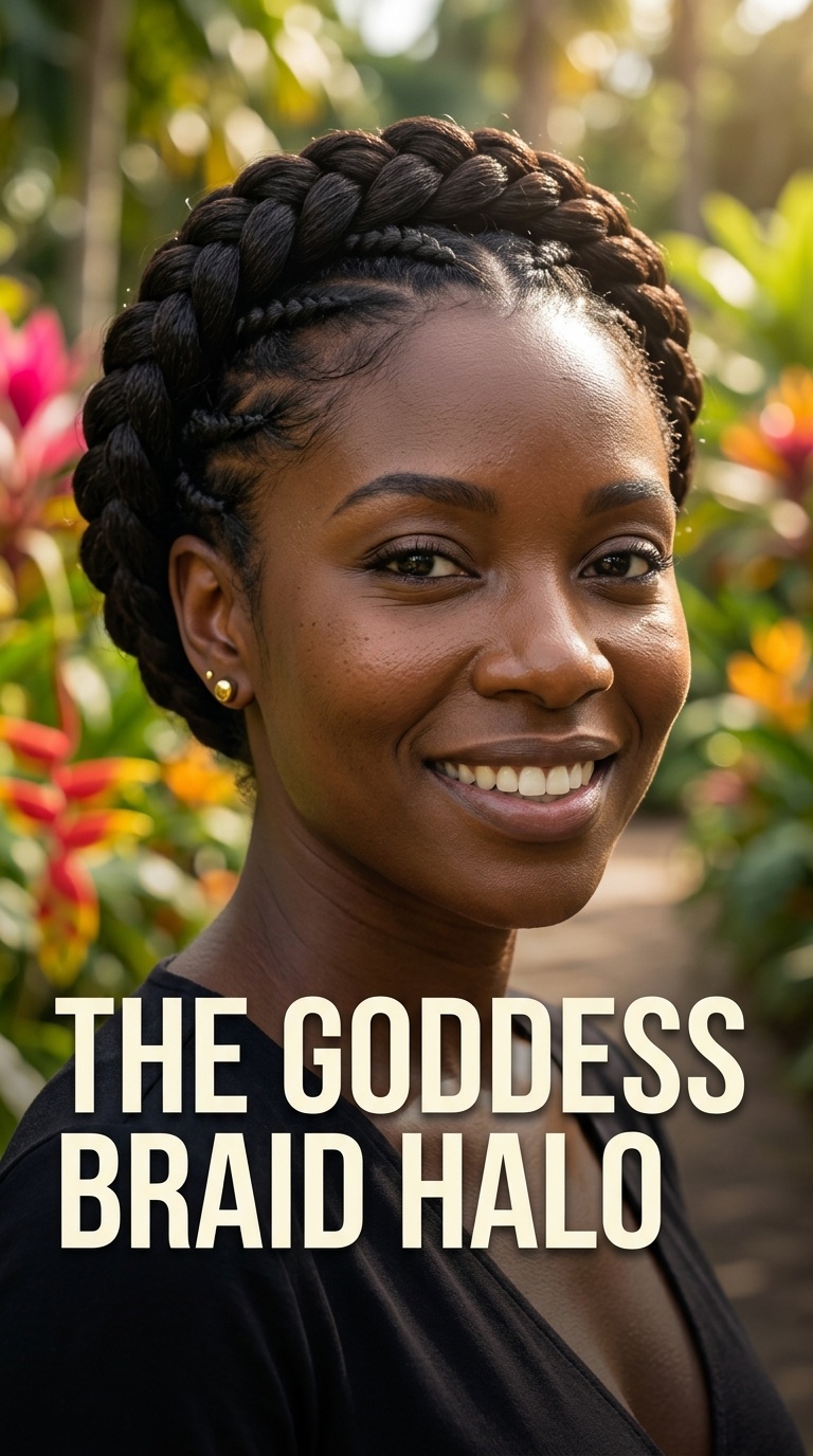 The Goddess Braid Halo
