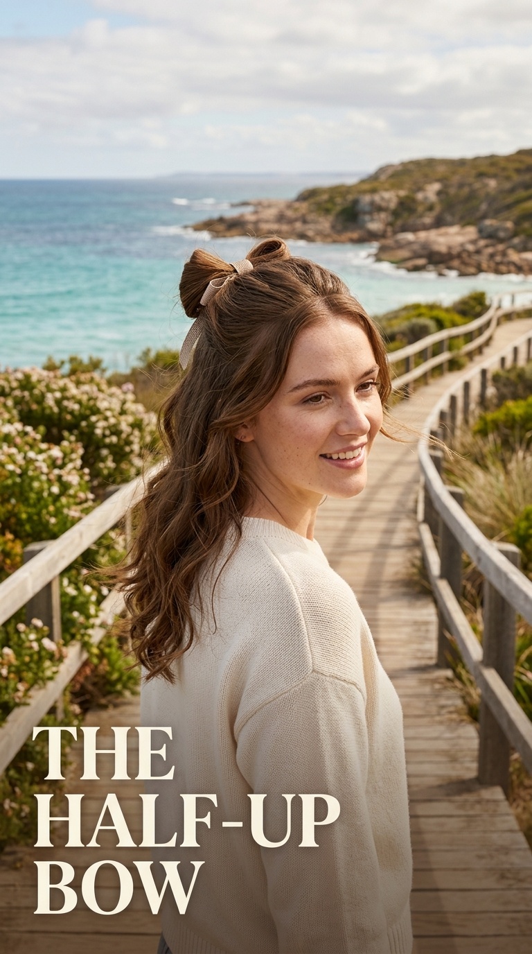 The Half-Up Bow