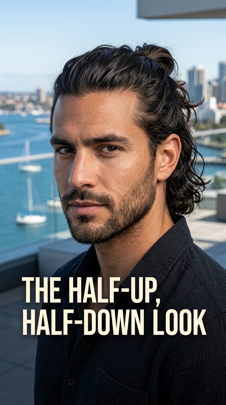 The Half-Up, Half-Down Look