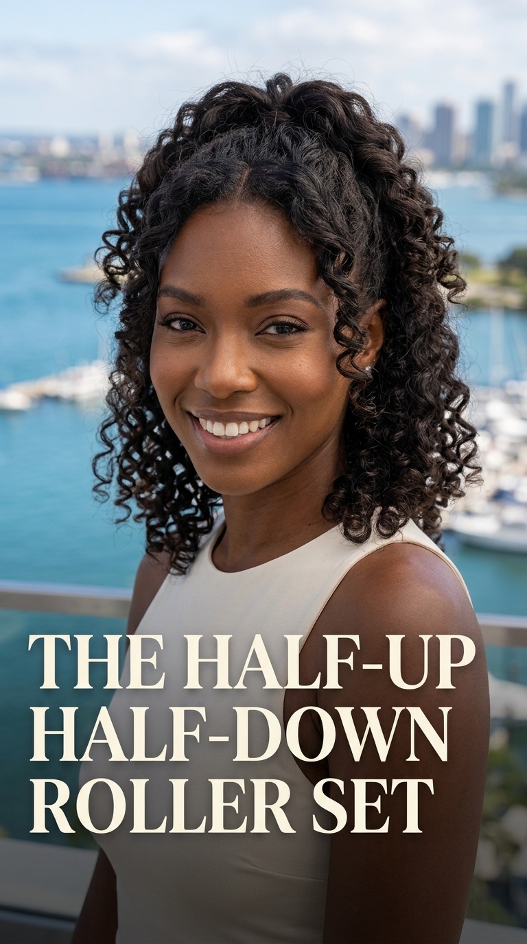 The Half-Up Half-Down Roller Set