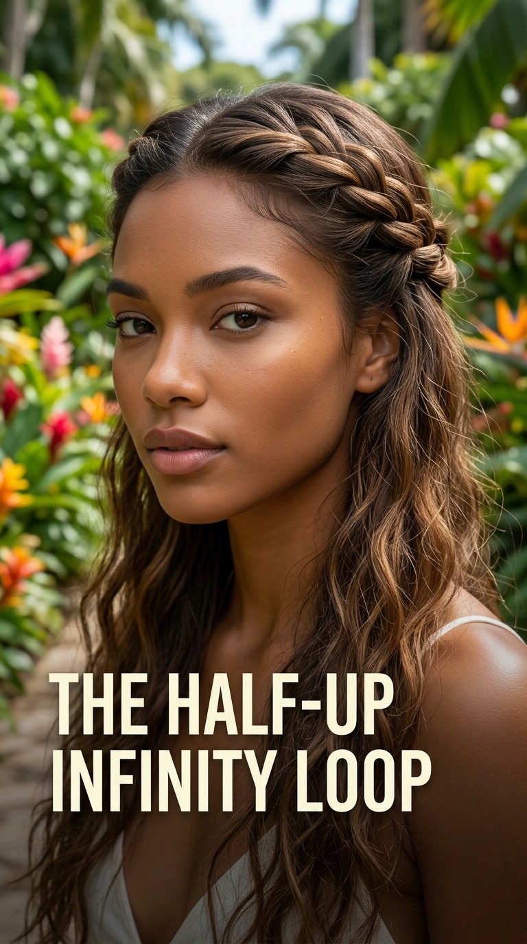 The Half-Up Infinity Loop