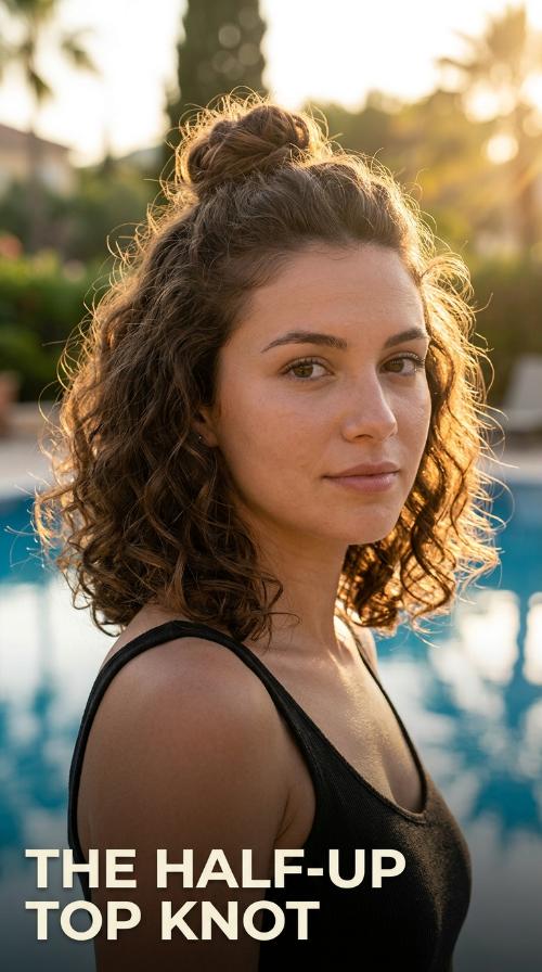 The Half-Up Top Knot