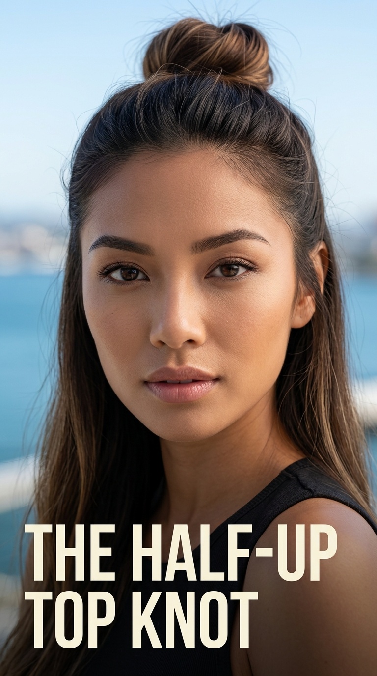 The Half-Up Top Knot