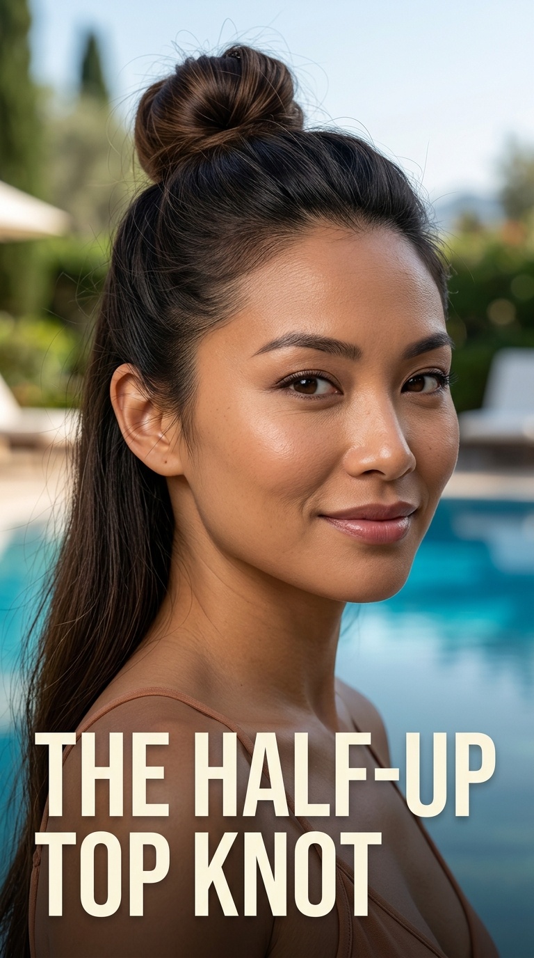 The Half-Up Top Knot