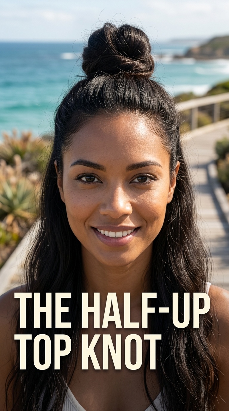 The Half-Up Top Knot