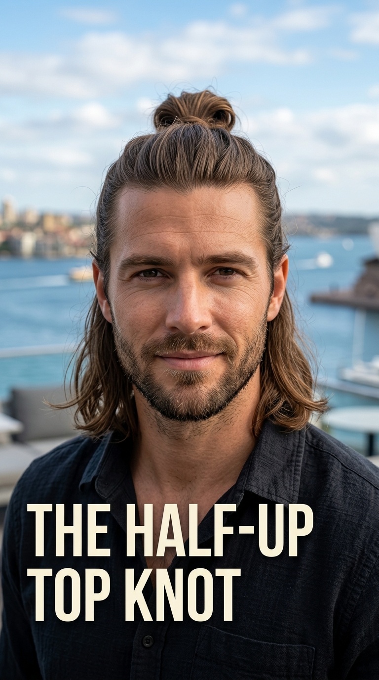 The Half-Up Top Knot
