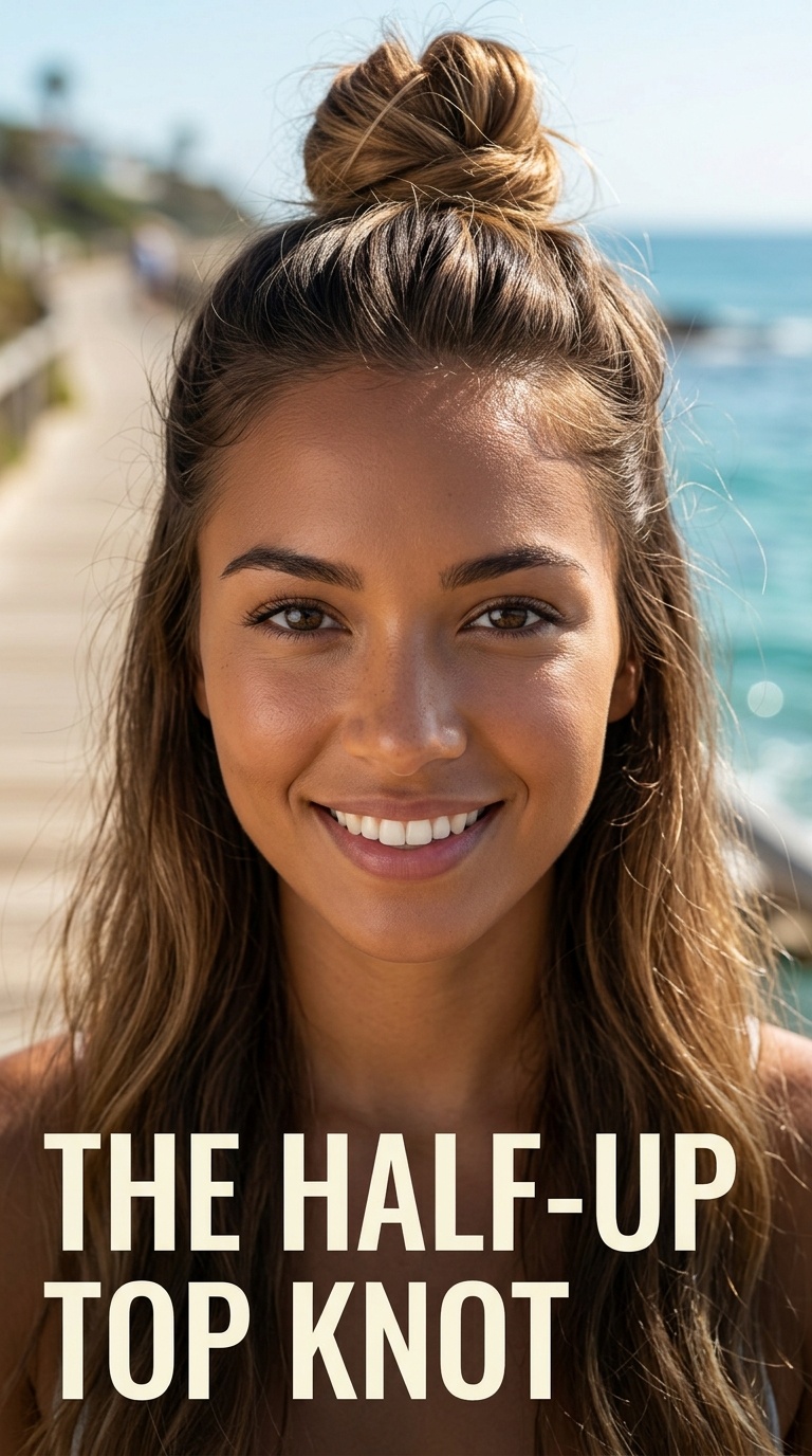 The Half-Up Top Knot