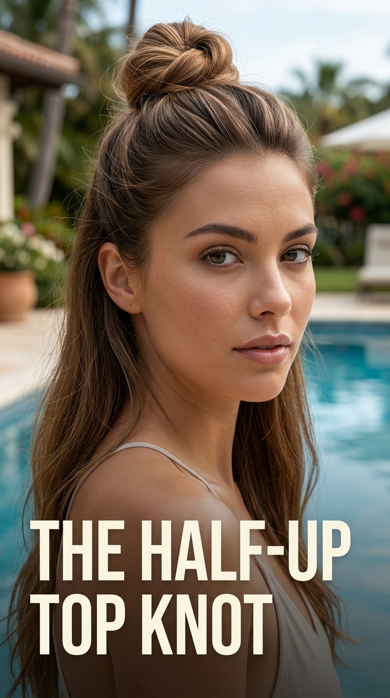 The Half-Up Top Knot