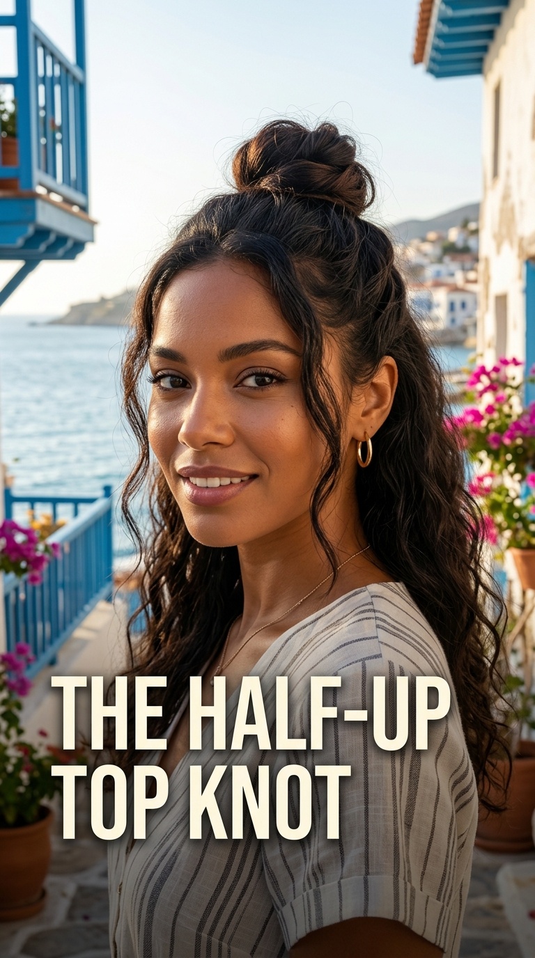 The Half-Up Top Knot