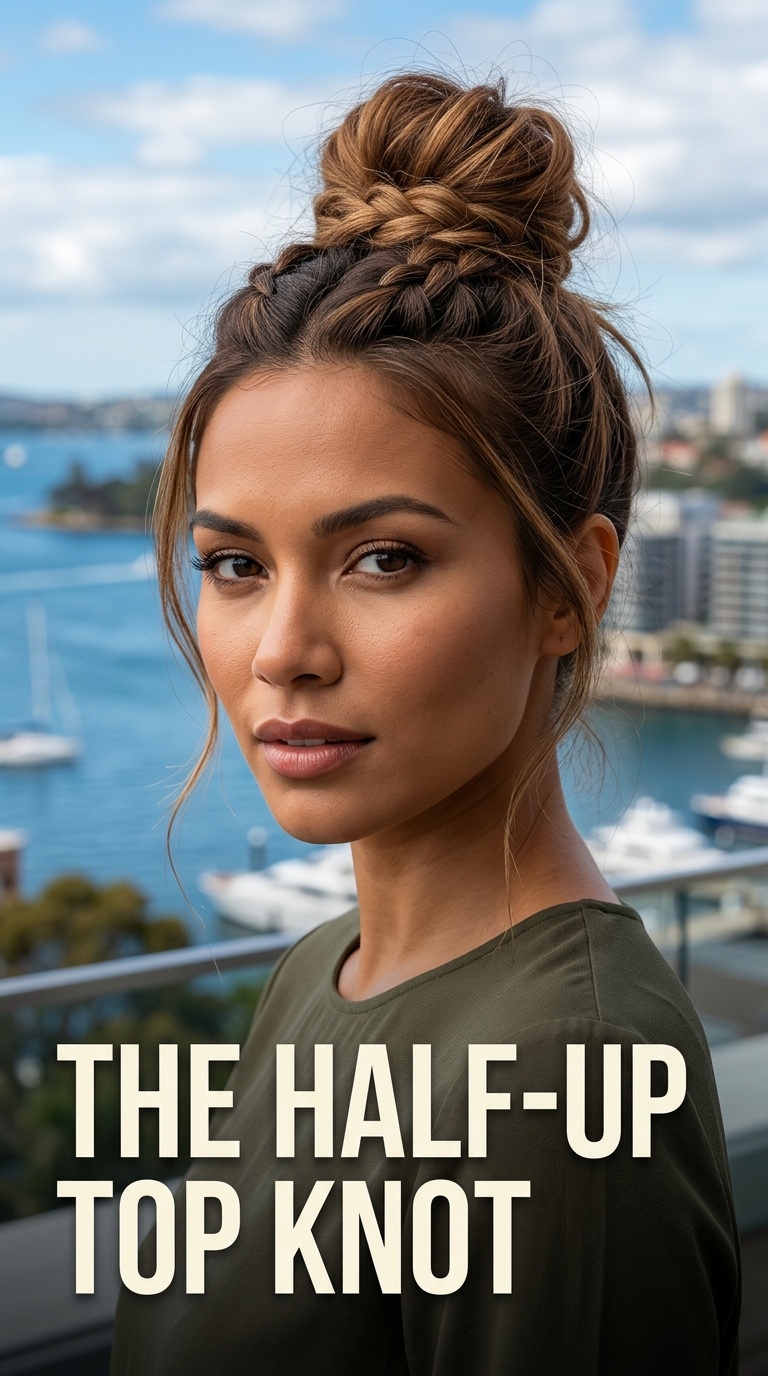 The Half-Up Top Knot