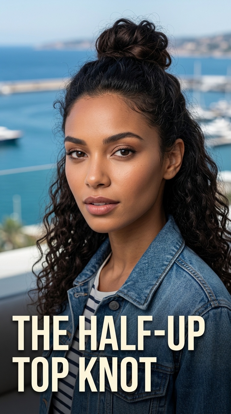 The Half-Up Top Knot