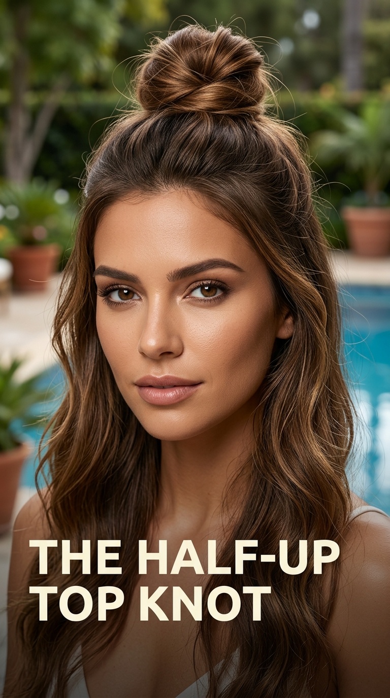 The Half-Up Top Knot