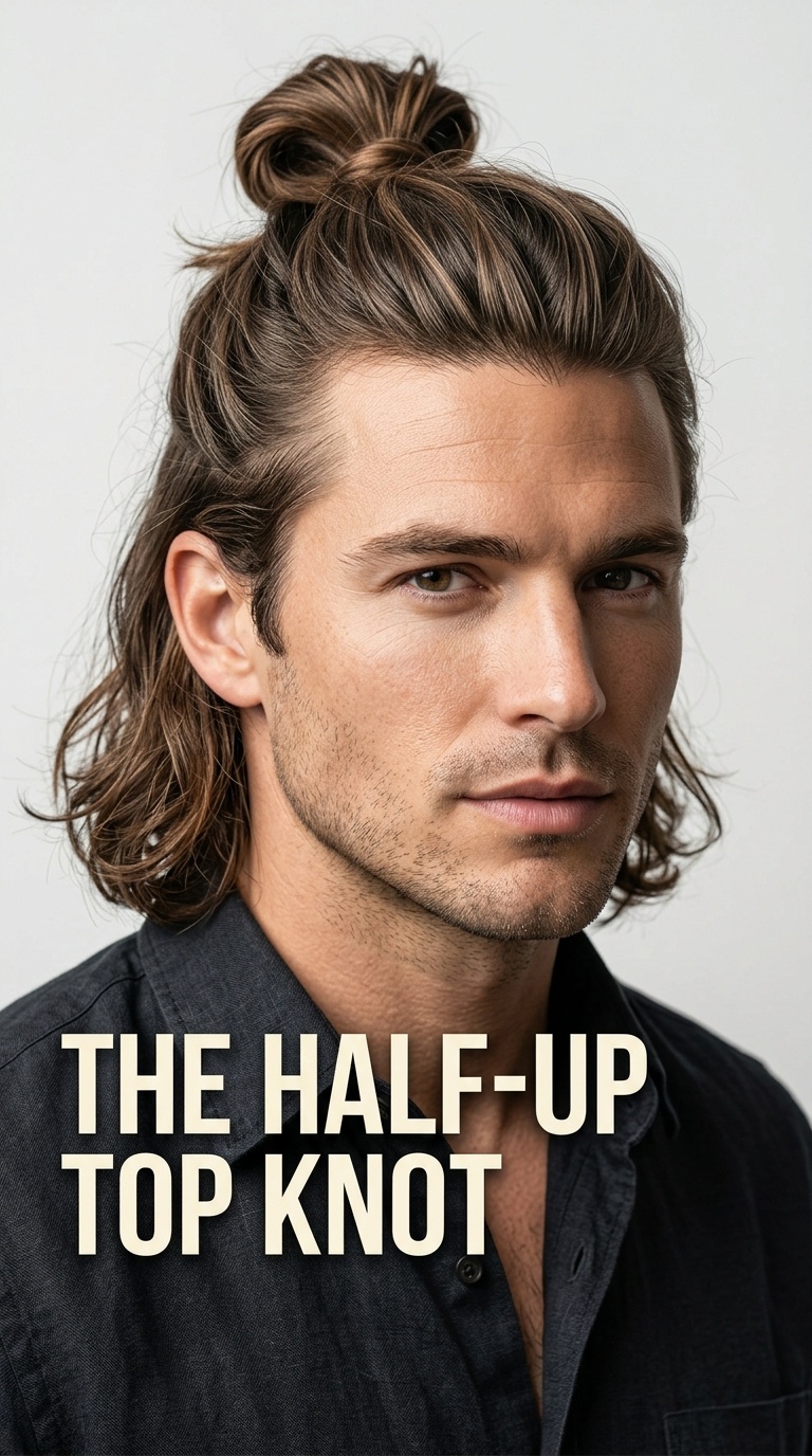 The Half-Up Top Knot