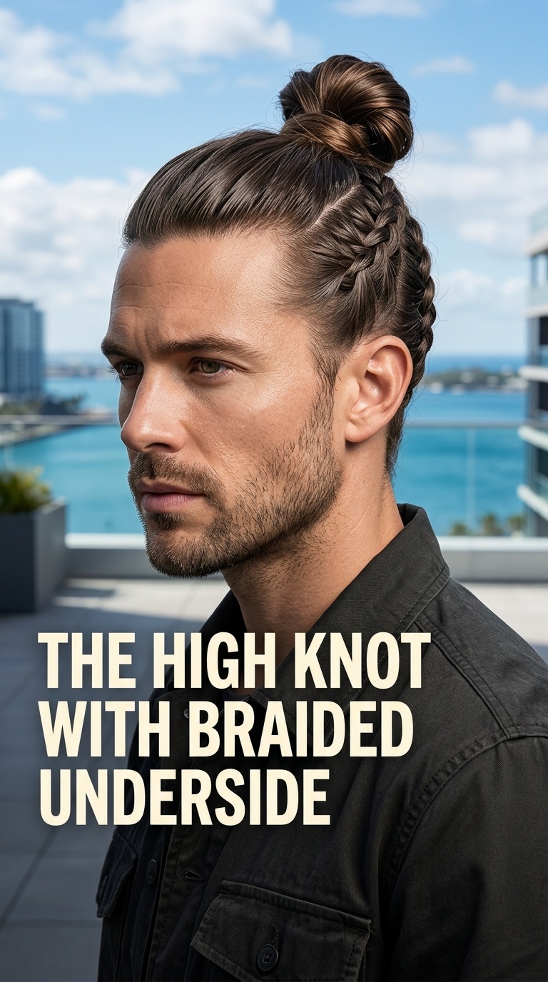 The High Knot with Braided Underside