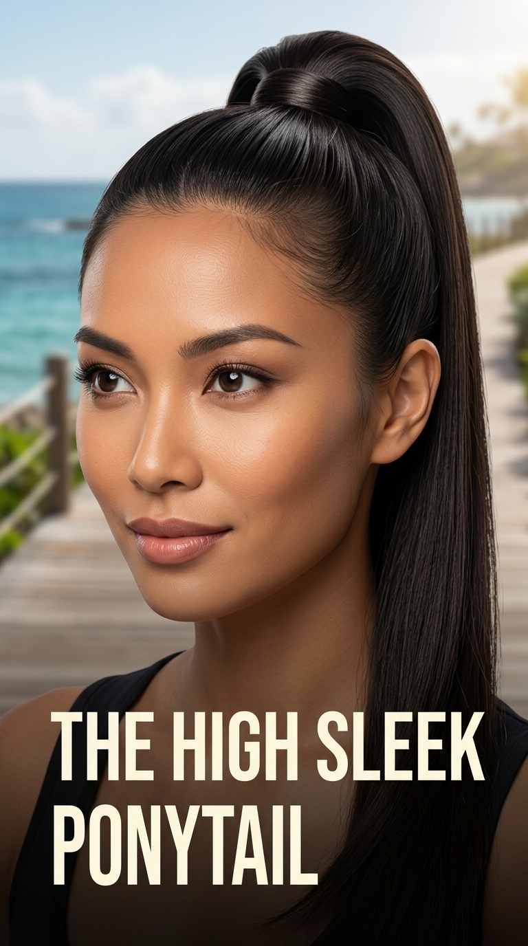 The High Sleek Ponytail
