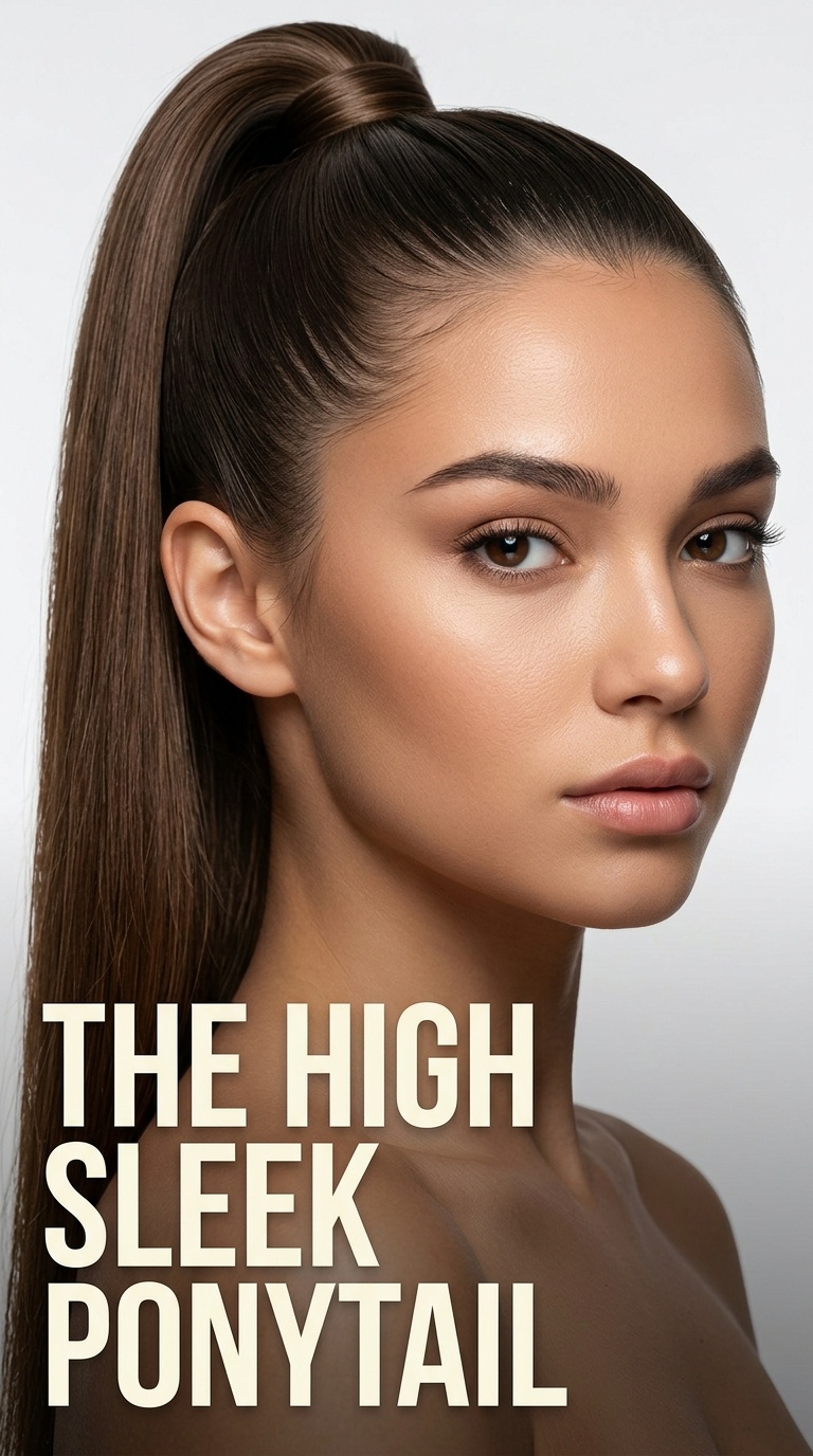 The High Sleek Ponytail