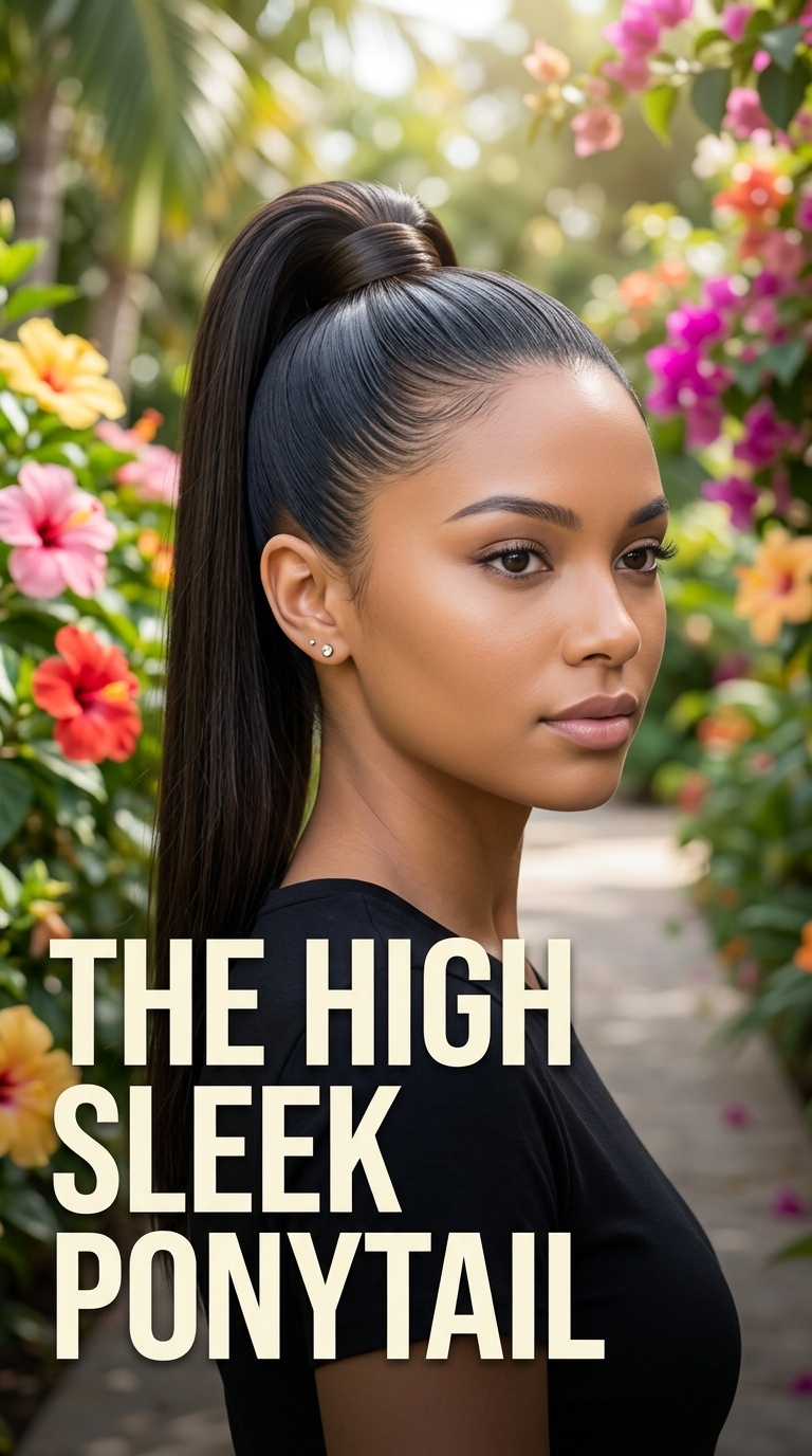 The High Sleek Ponytail