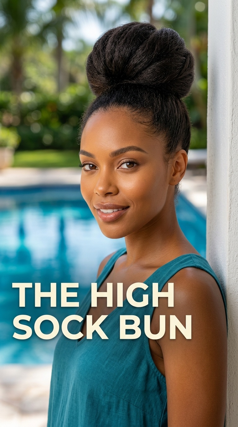 The High Sock Bun