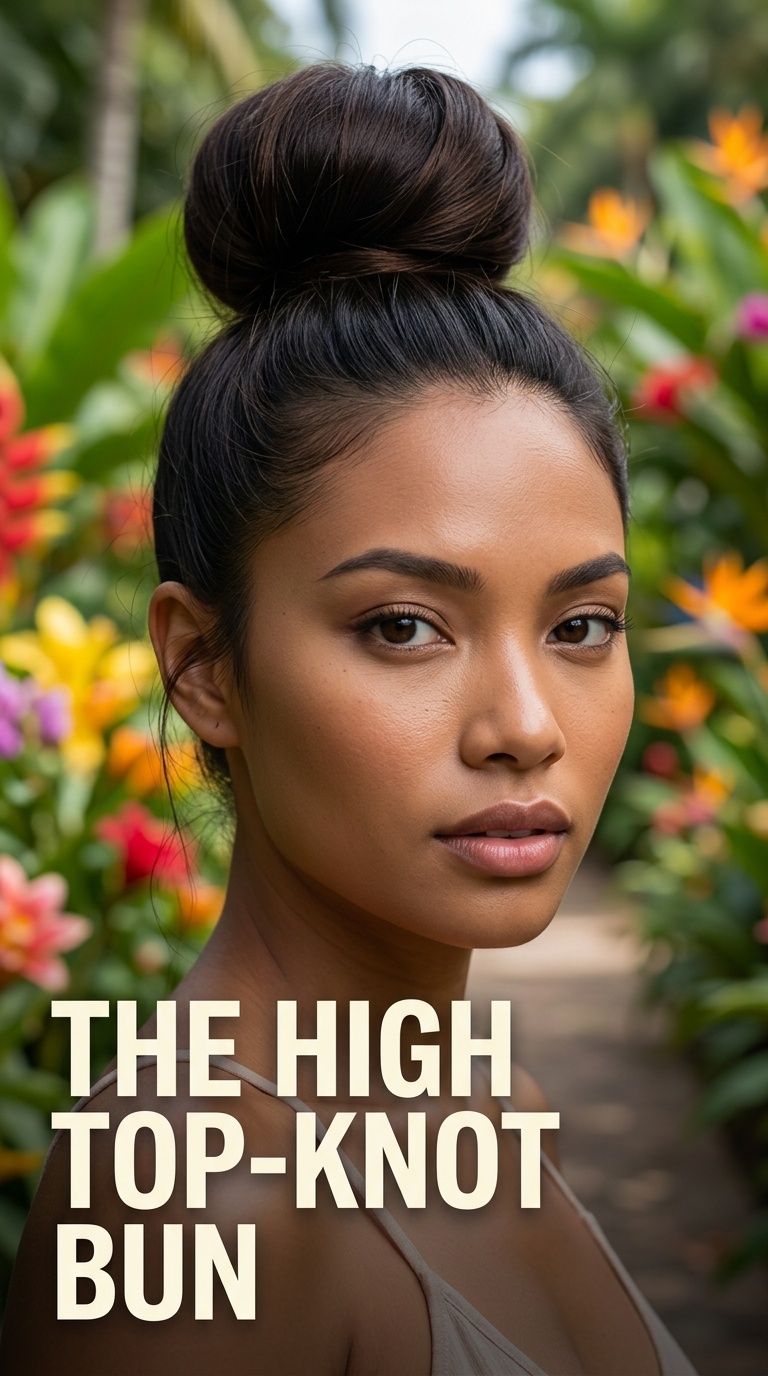 The High Top-Knot Bun