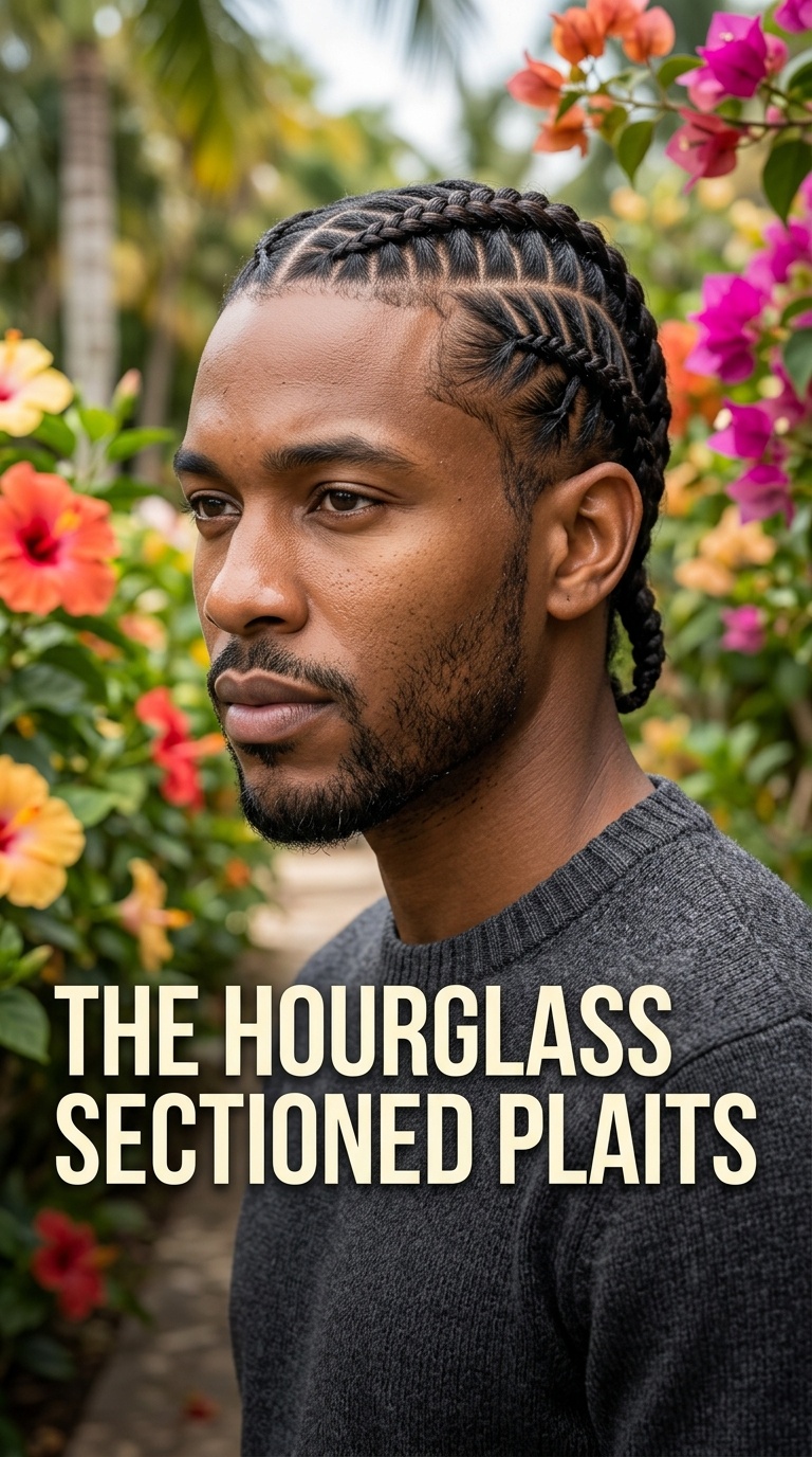 The Hourglass Sectioned Plaits