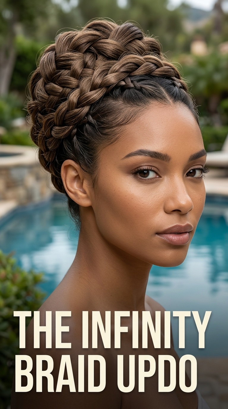 The Infinity Braid Updo
