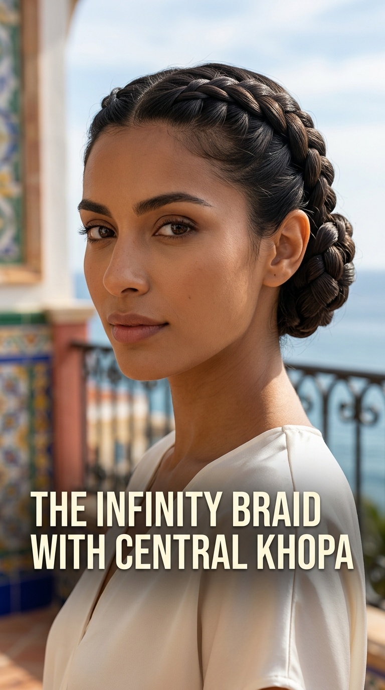 The Infinity Braid with Central Khopa