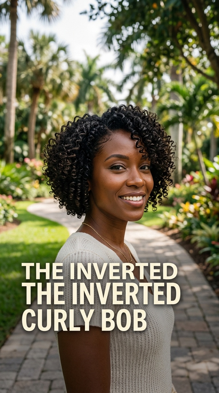The Inverted Curly Bob