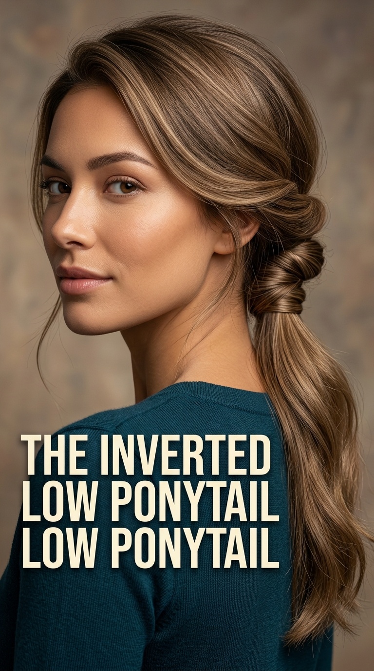The Inverted Low Ponytail