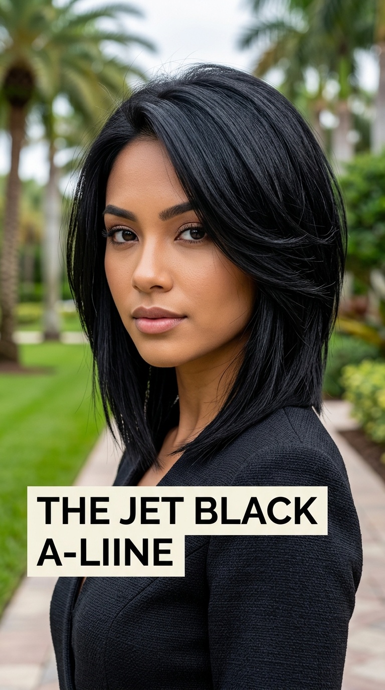 The Jet Black A-Line