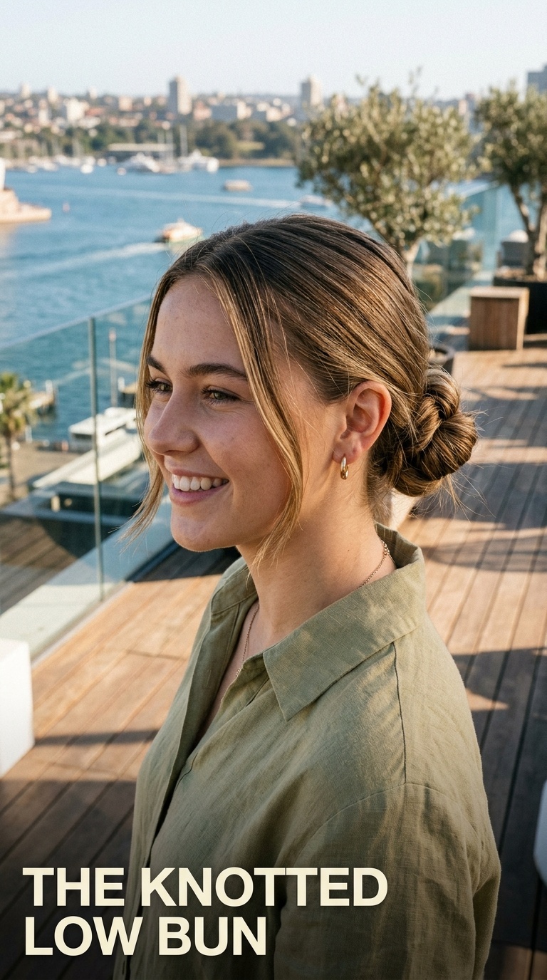 The Knotted Low Bun